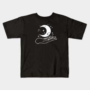 Holding The Night Sky Kids T-Shirt